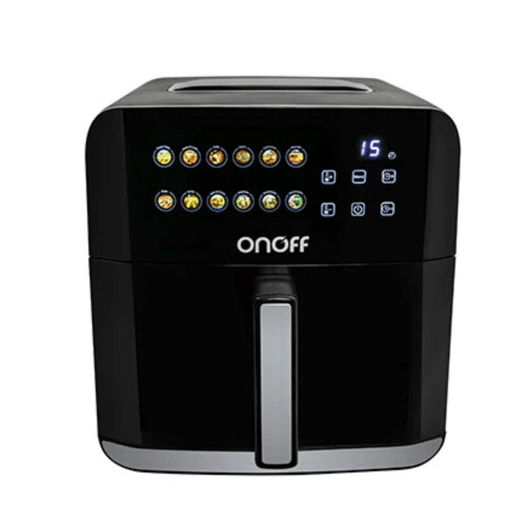 Freidora de Aire Digital ONOFF 6 litros Con Ventana de Vidrio