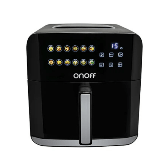 Freidora de Aire Digital ONOFF 6 litros Con Ventana de Vidrio