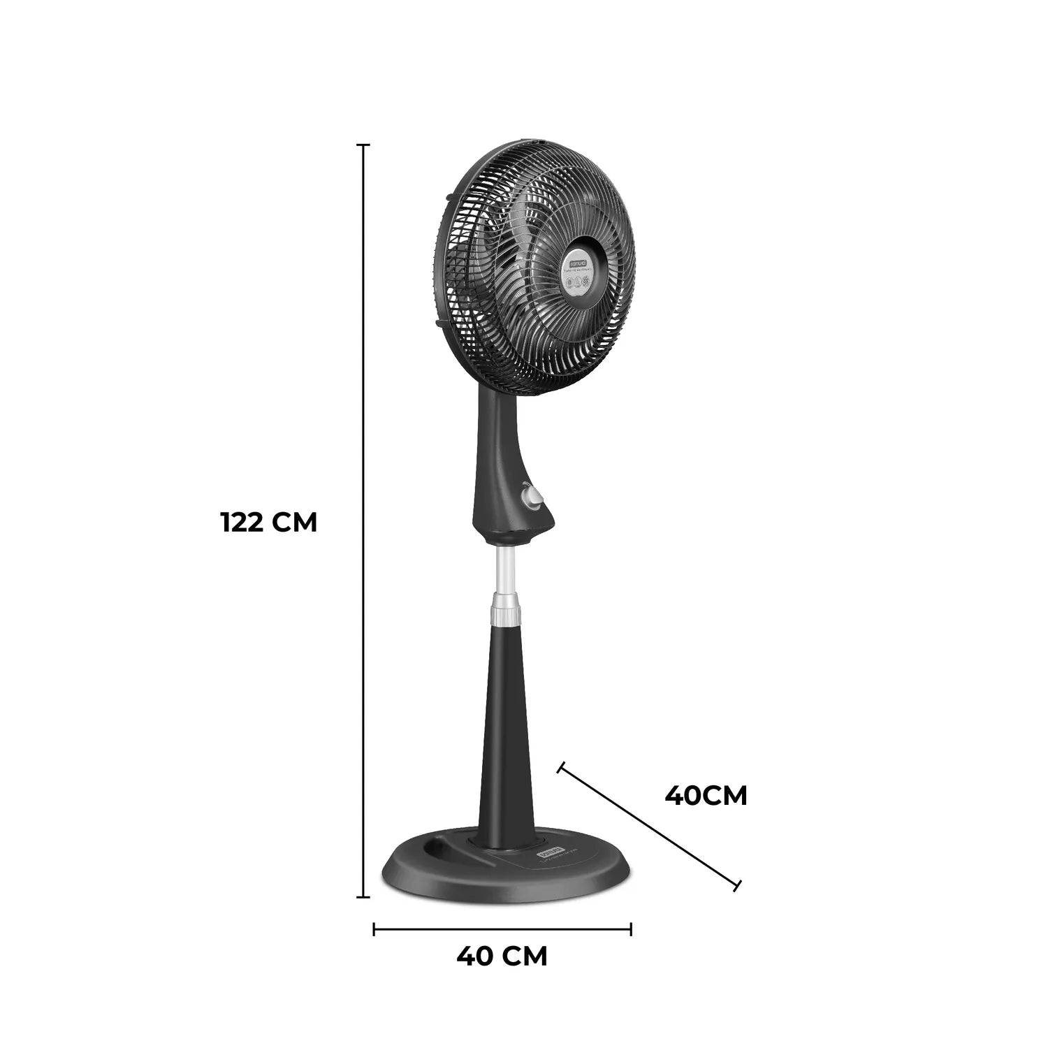 Ventilador SAMURAI Turbo Silence Maxx Compact 2en1 Negro