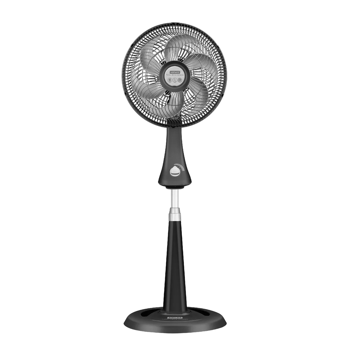 Ventilador SAMURAI Turbo Silence Maxx Compact 2en1 Negro