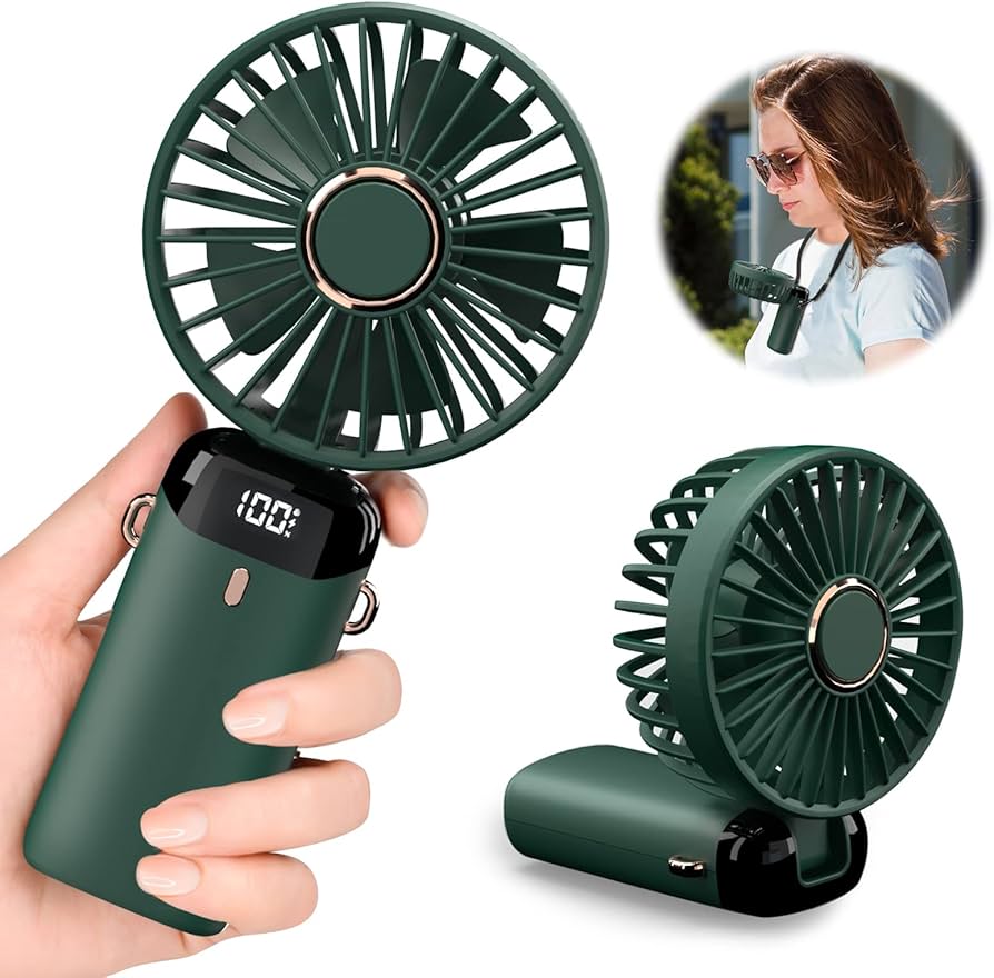 Led digital display fan