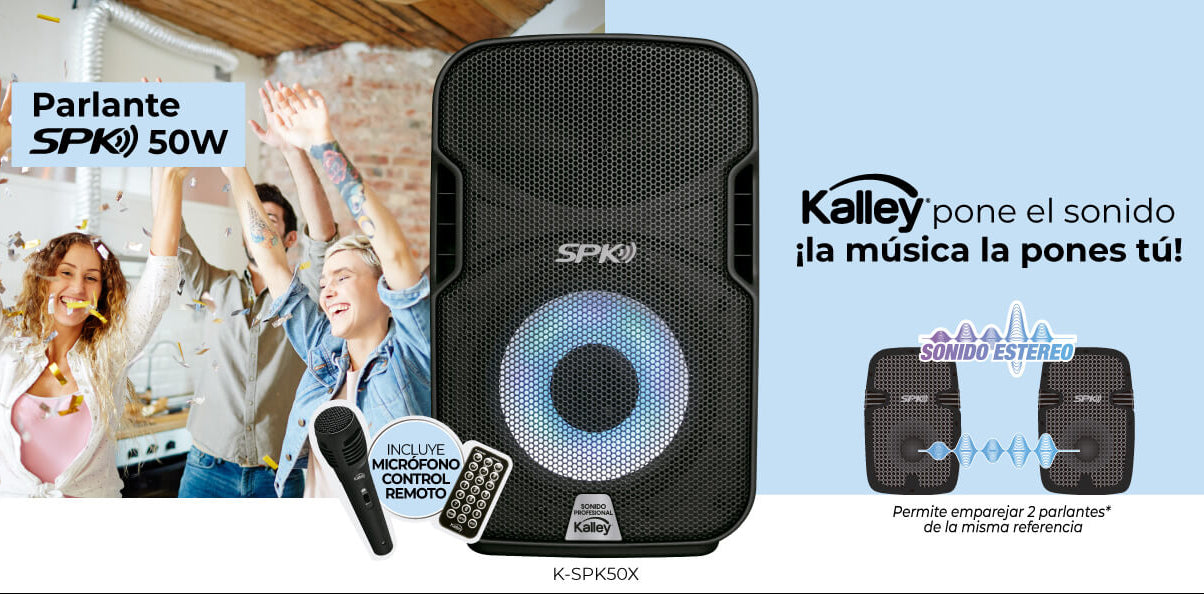 Parlante KALLEY K-SPK50X Negro