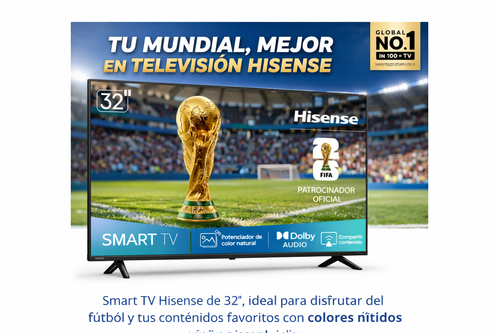 Televisor Hisense HD A4NV 32”