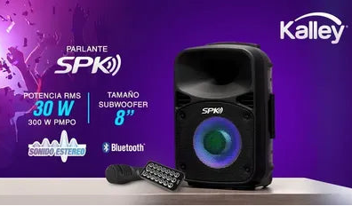 Parlante KALLEY K-SPK30BL2 Negro