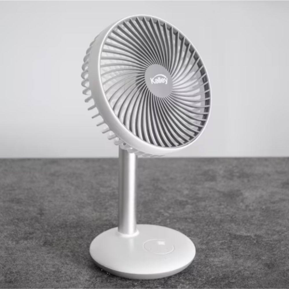 Ventilador de Mesa KALLEY K-VM6B Recargable Blanco