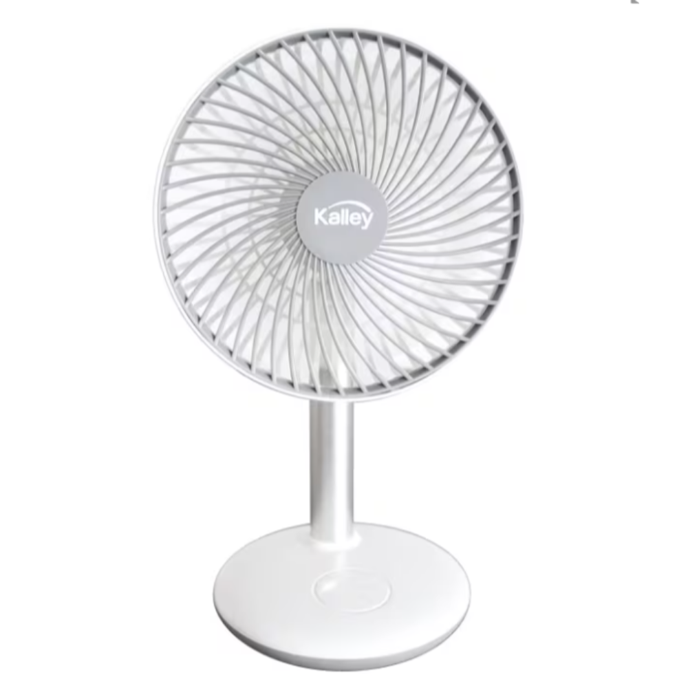 Ventilador de Mesa KALLEY K-VM6B Recargable Blanco