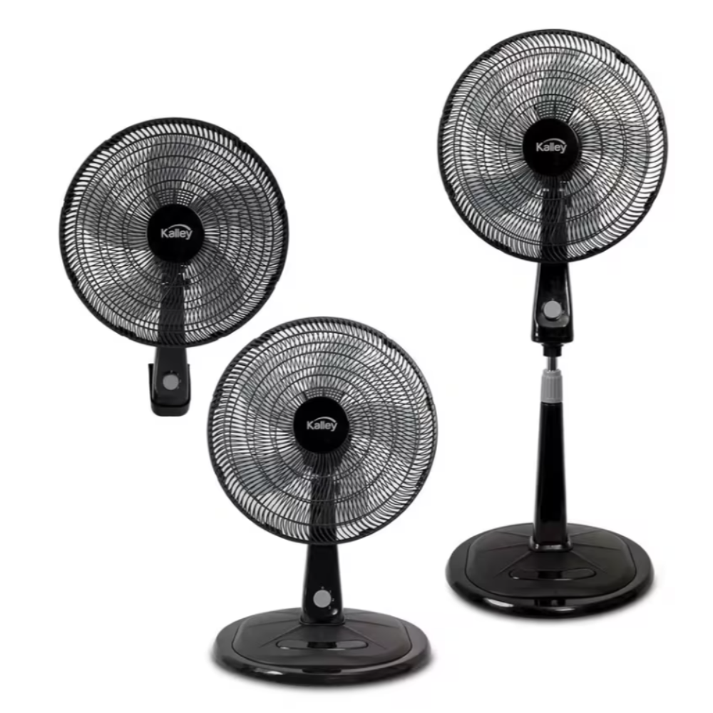 Ventilador 3 en 1 KALLEY 16" K-V1631 Negro