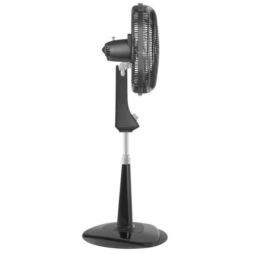Ventilador Samurai Turbo Fresco Pedestal Negro