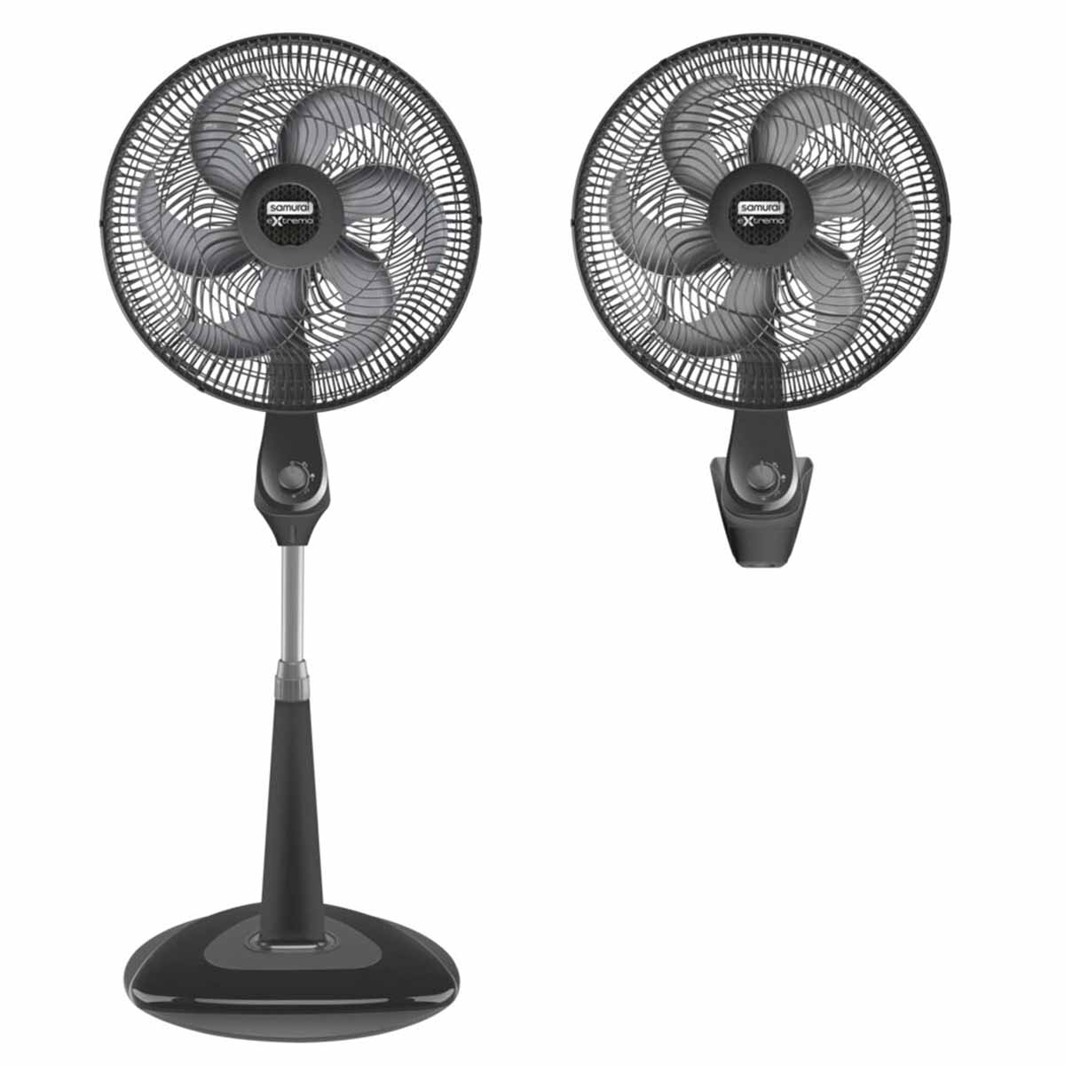 Ventilador Extremo 2en1 18" Gris samurai